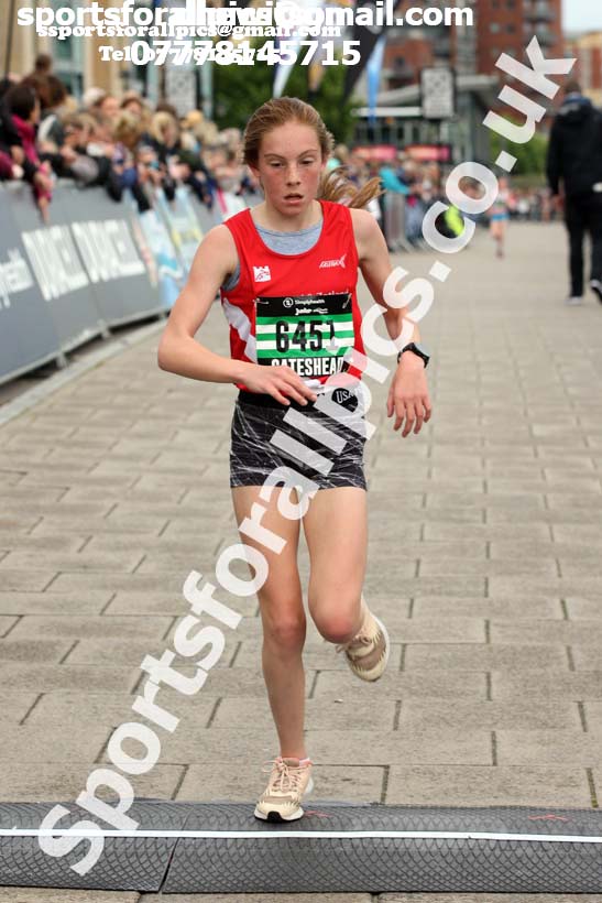 Simplyhealth Junior, 5k and Mini Great North Run. Photo: David T. Hewitson/Sports for All Pics